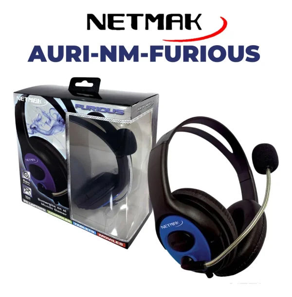 AURICULARES NETMAK FURIOUS