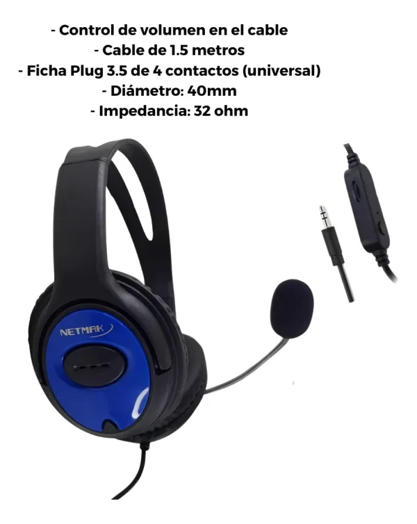 AURICULARES NETMAK FURIOUS