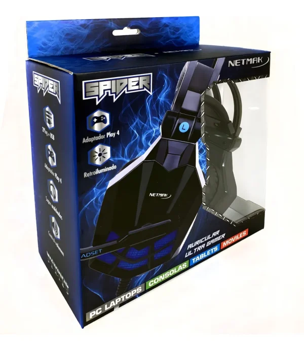 AURICULARES NETMAK SPIDER
