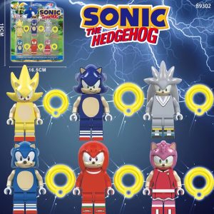 MUÑECO DE COLECCION TIPO LEGO SONIC